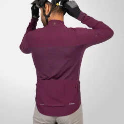 Maglia maniche lunghe Endura GV500 - Viola