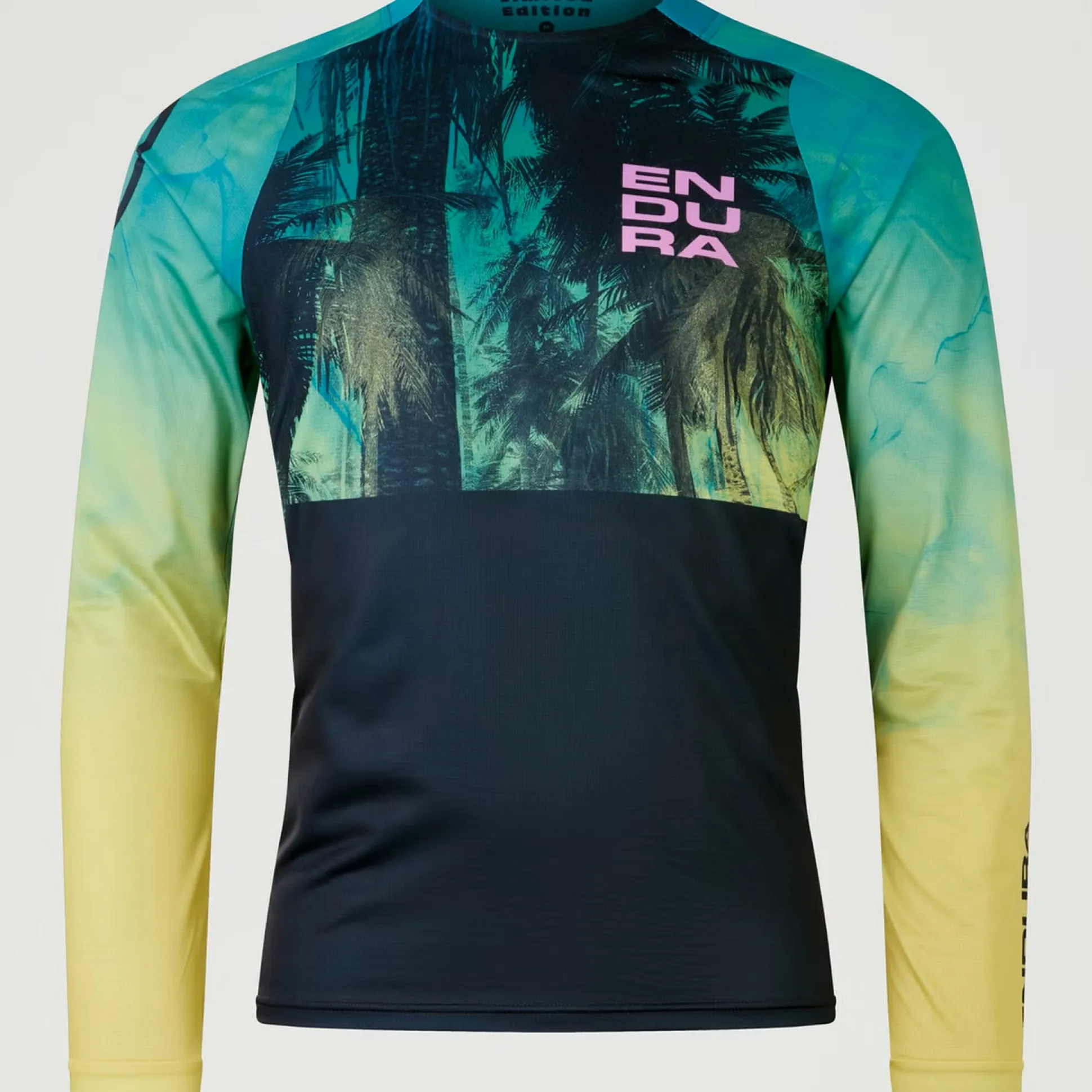 Maglia maniche lunghe Endura Tropical Print LTD - Azzurro