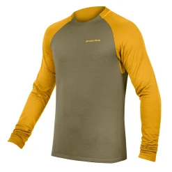 Maglia maniche lunghe Endura Singletrack Fleece - Verde
