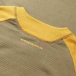 Maglia maniche lunghe Endura Singletrack Fleece - Verde