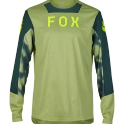 Maglia maniche lunghe Fox Defend Taunt - Verde