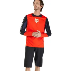 Maglia maniche lunghe Fox Defend Elevated - Rosso