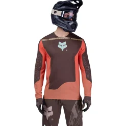 Maglia maniche lunghe Fox Flexair Elevated - Marrone