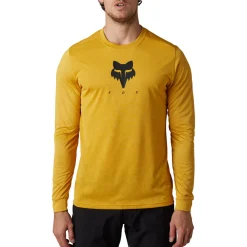 Maglia maniche lunghe Fox Ranger TruDri - Giallo