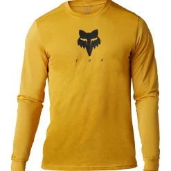 Maglia maniche lunghe Fox Ranger TruDri - Giallo