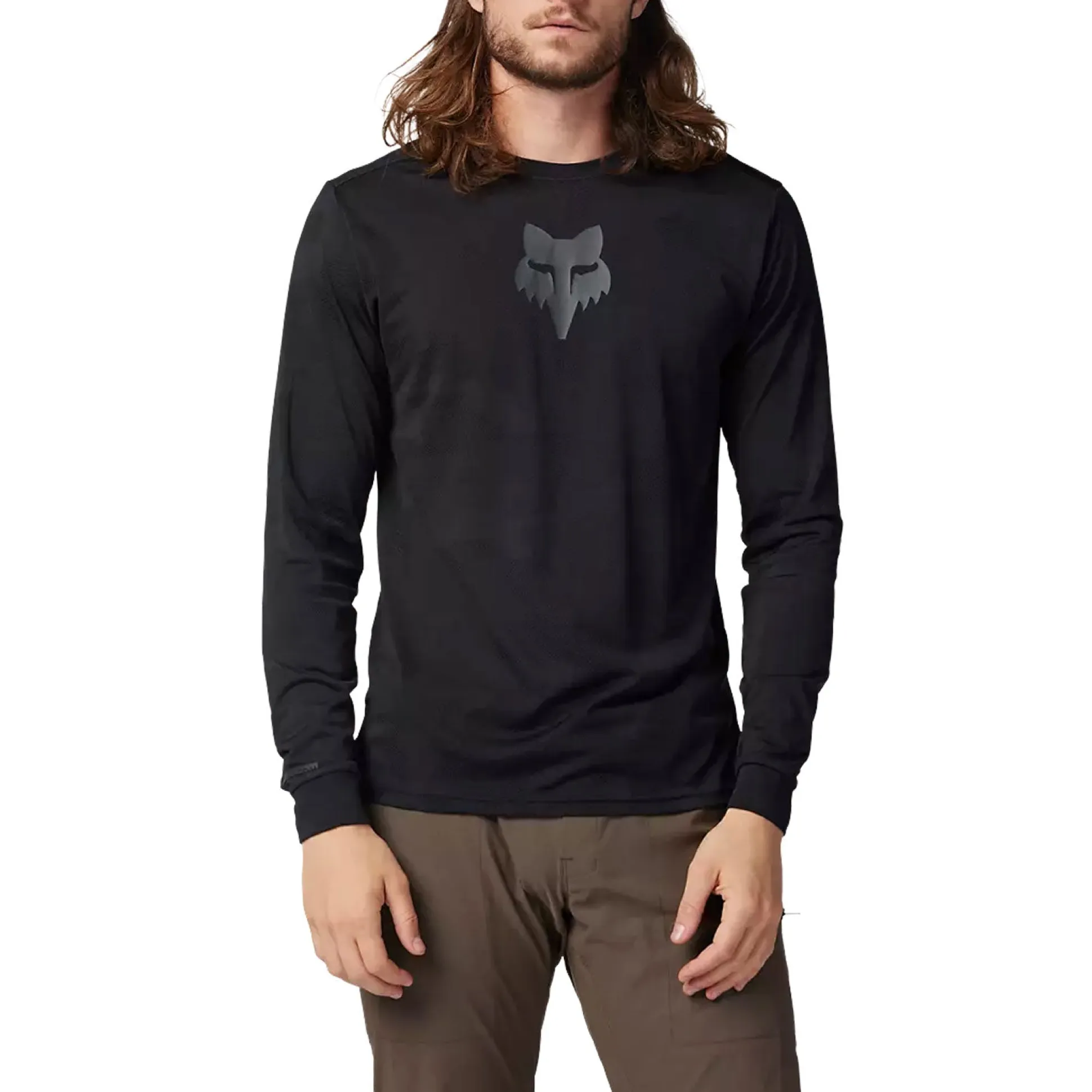 Maglia maniche lunghe Fox Ranger TruDri - Nero