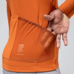 Maglia maniche lunghe Gobik Pacer Solid 2.0 Thai - Arancio