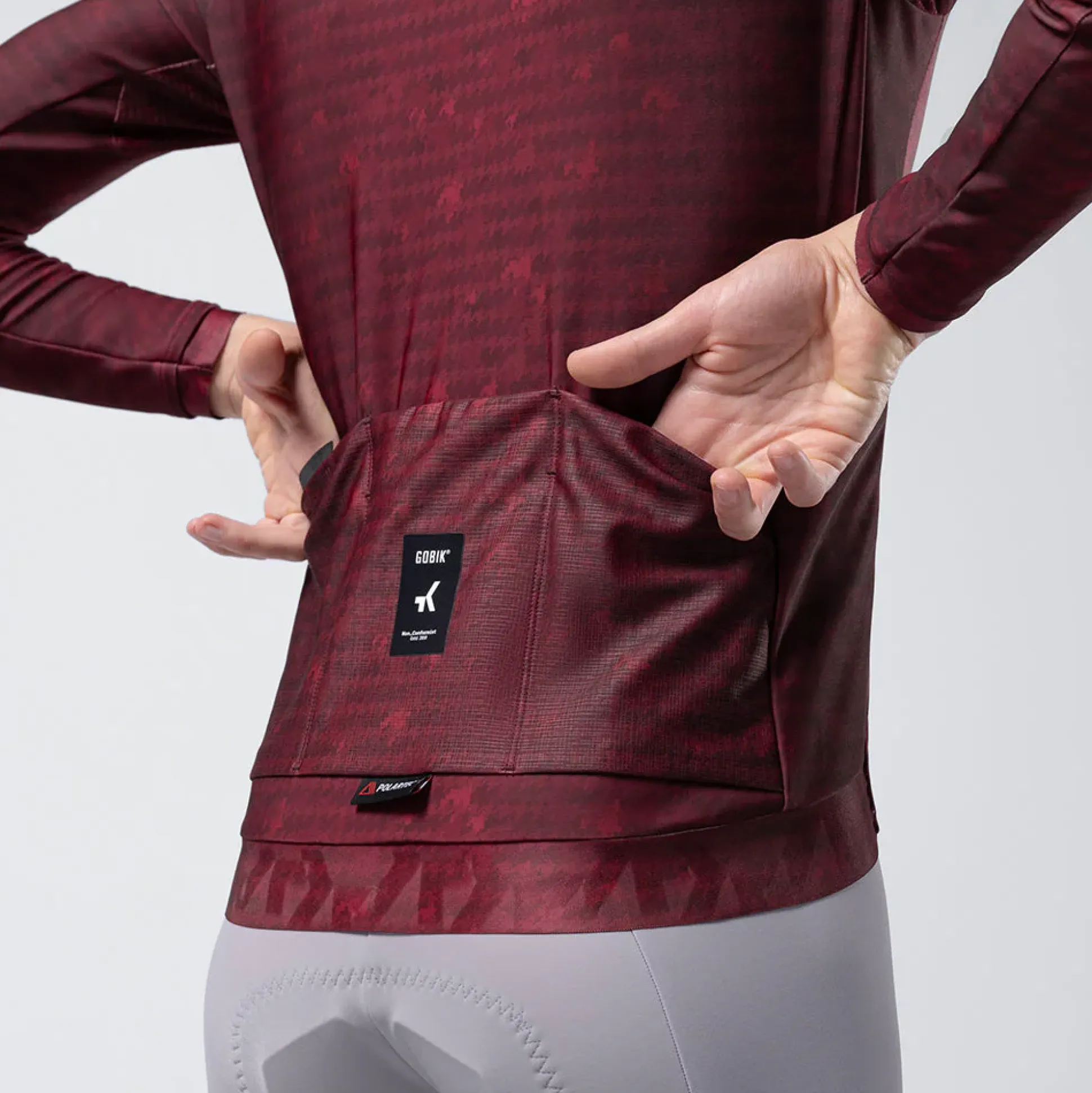 Maglia maniche lunghe Gobik Superhyder 2.0 Chaotic - Rosso