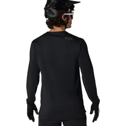 Maglia maniche lunghe mtb Fox Flexair - Nero