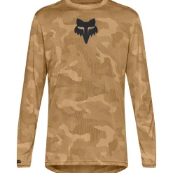 Maglia maniche lunghe mtb Fox Ranger TruDri - Marrone chiaro