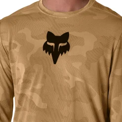 Maglia maniche lunghe mtb Fox Ranger TruDri - Marrone chiaro