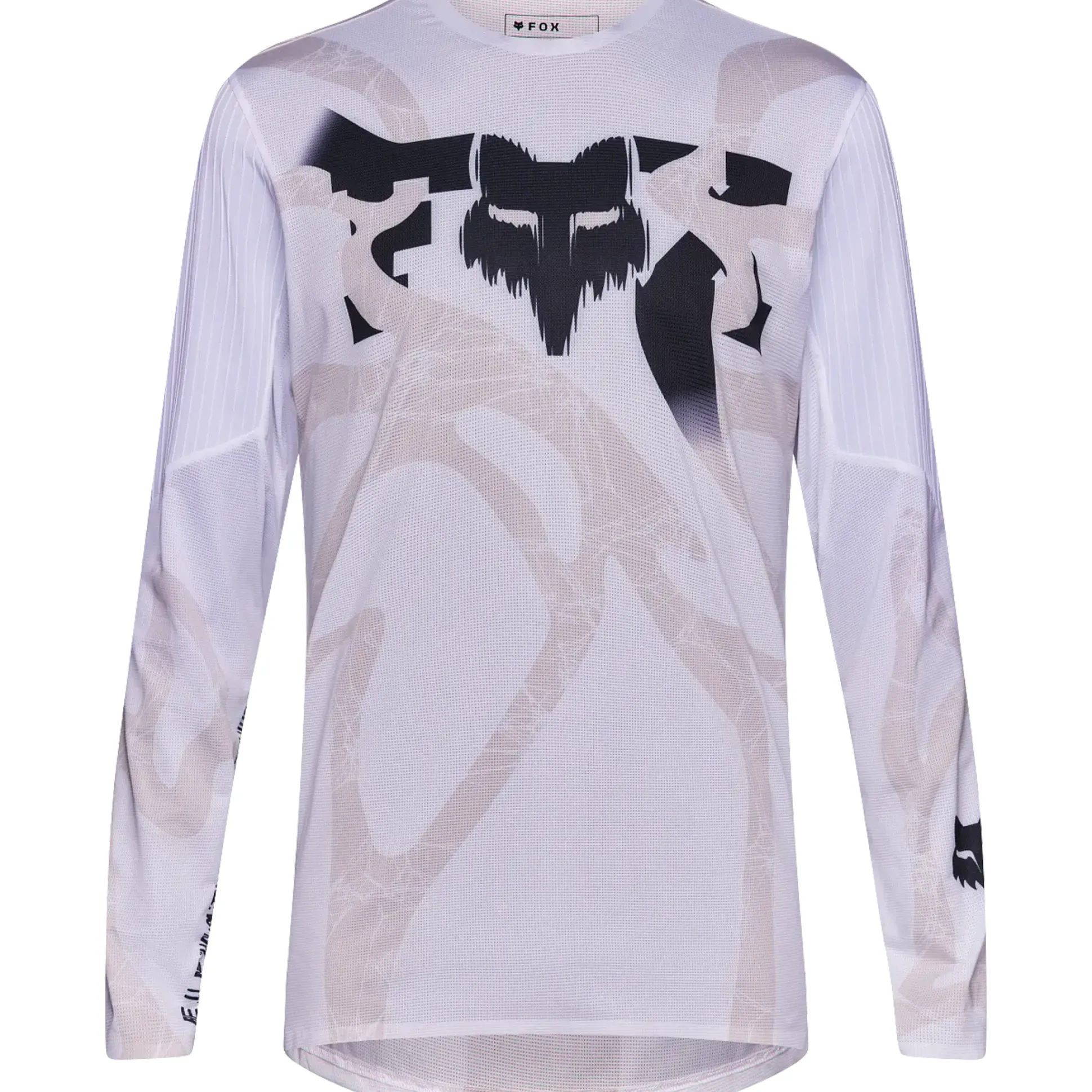 Maglia maniche lunghe mtb Fox Flexair Diffuse - Bianco