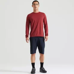 Maglia maniche lunghe mtb Specialized Gravity Training - Rosso