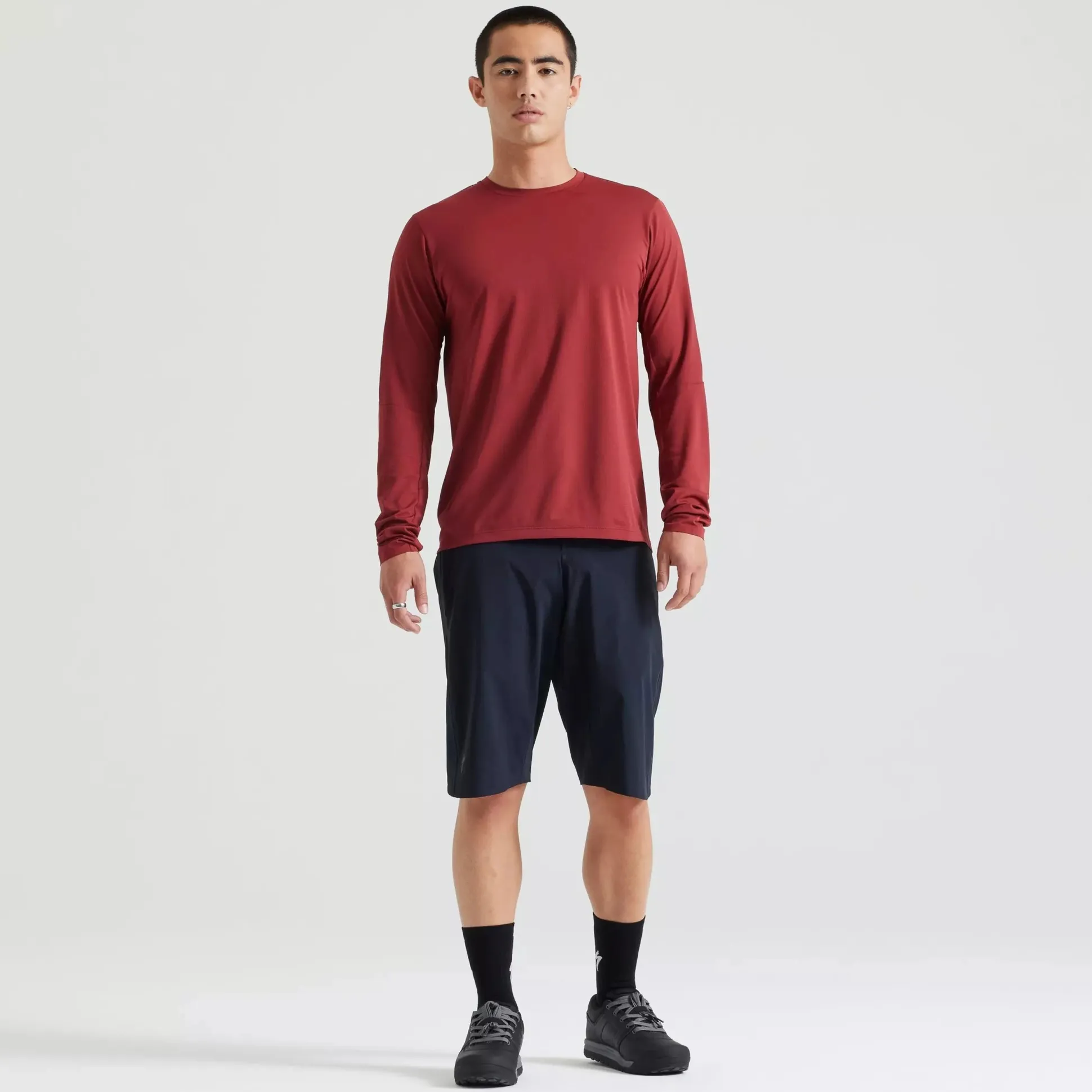 Maglia maniche lunghe mtb Specialized Gravity Training - Rosso
