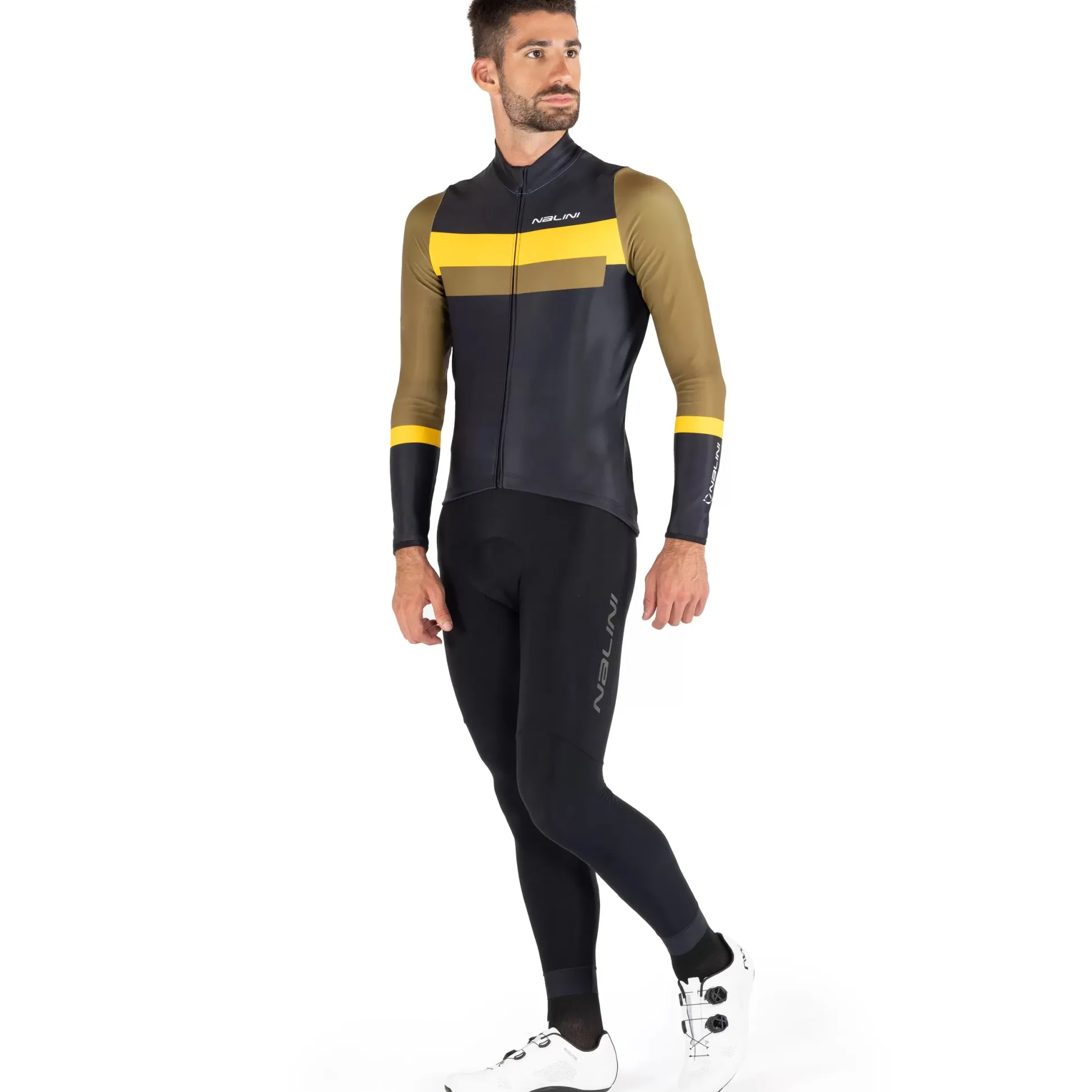 Maglia maniche lunghe Nalini Stelvio - Nero verde