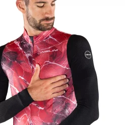 Maglia maniche lunghe Nalini Warm Mesh - Rosso