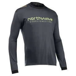 Maglia maniche lunghe Northwave Sharp - Nero verde