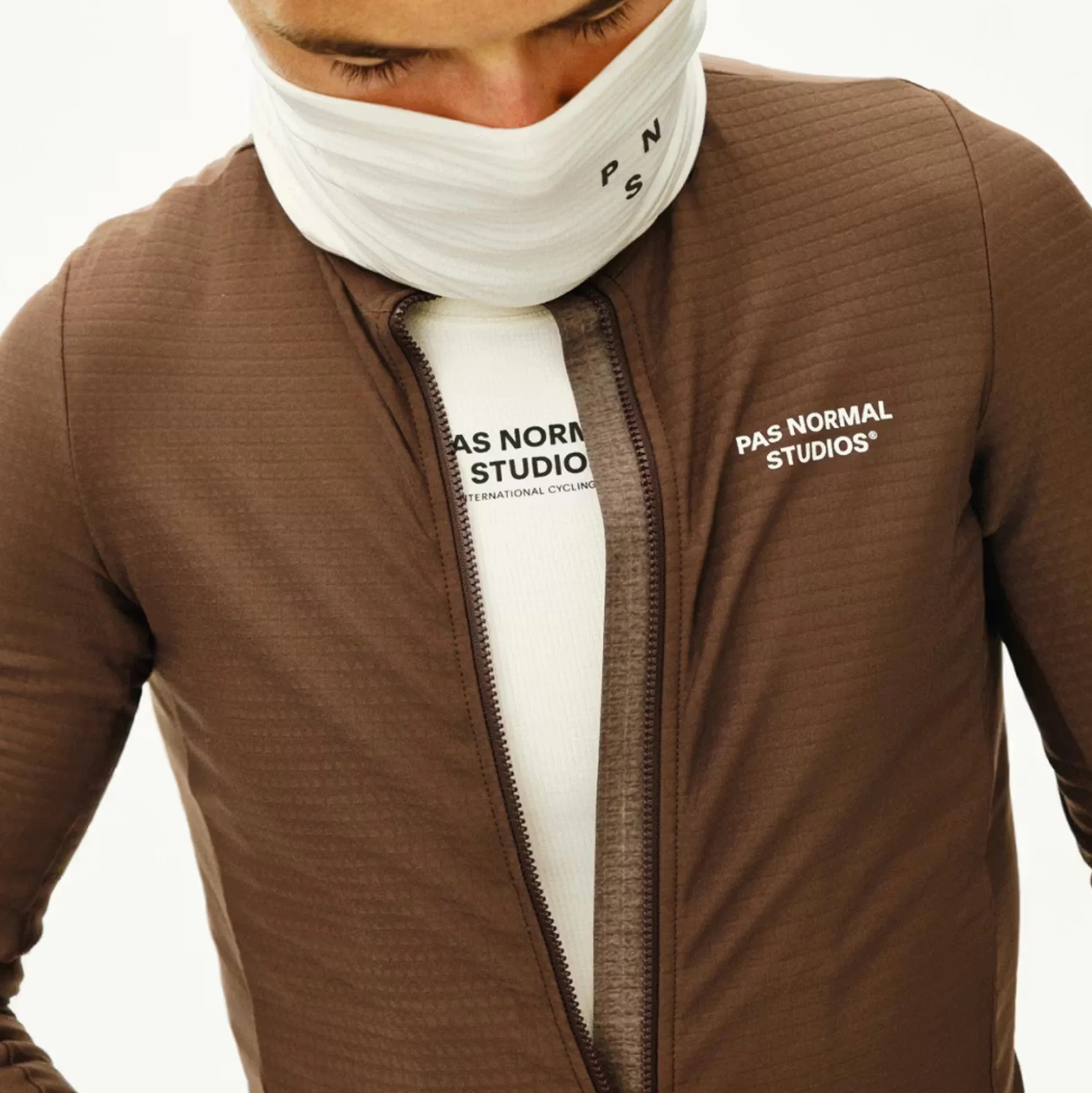 Maglia maniche lunghe Pas Normal Studios Essential - Marrone chiaro