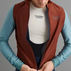 Maglia maniche lunghe Pas Normal Studios Mechanism Thermal - Marrone blu