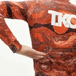 Maglia maniche lunghe Pas Normal Studios T.K.O. Woven - Rosso