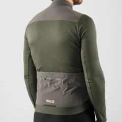 Maglia maniche lunghe Pedaled Odyssey Windblock Merino - Grigio