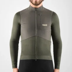 Maglia maniche lunghe Pedaled Odyssey Windblock Merino - Grigio
