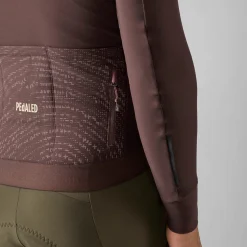 Maglia maniche lunghe Pedaled Odyssey - Marrone