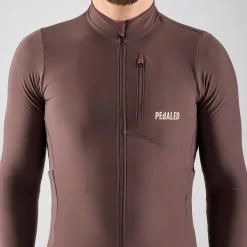 Maglia maniche lunghe Pedaled Odyssey - Marrone