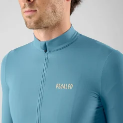 Maglia maniche lunghe Pedaled Element - Azzurro