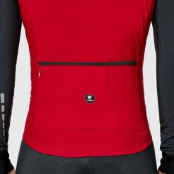 Maglia maniche lunghe Pissei Monviso - Rosso grigio