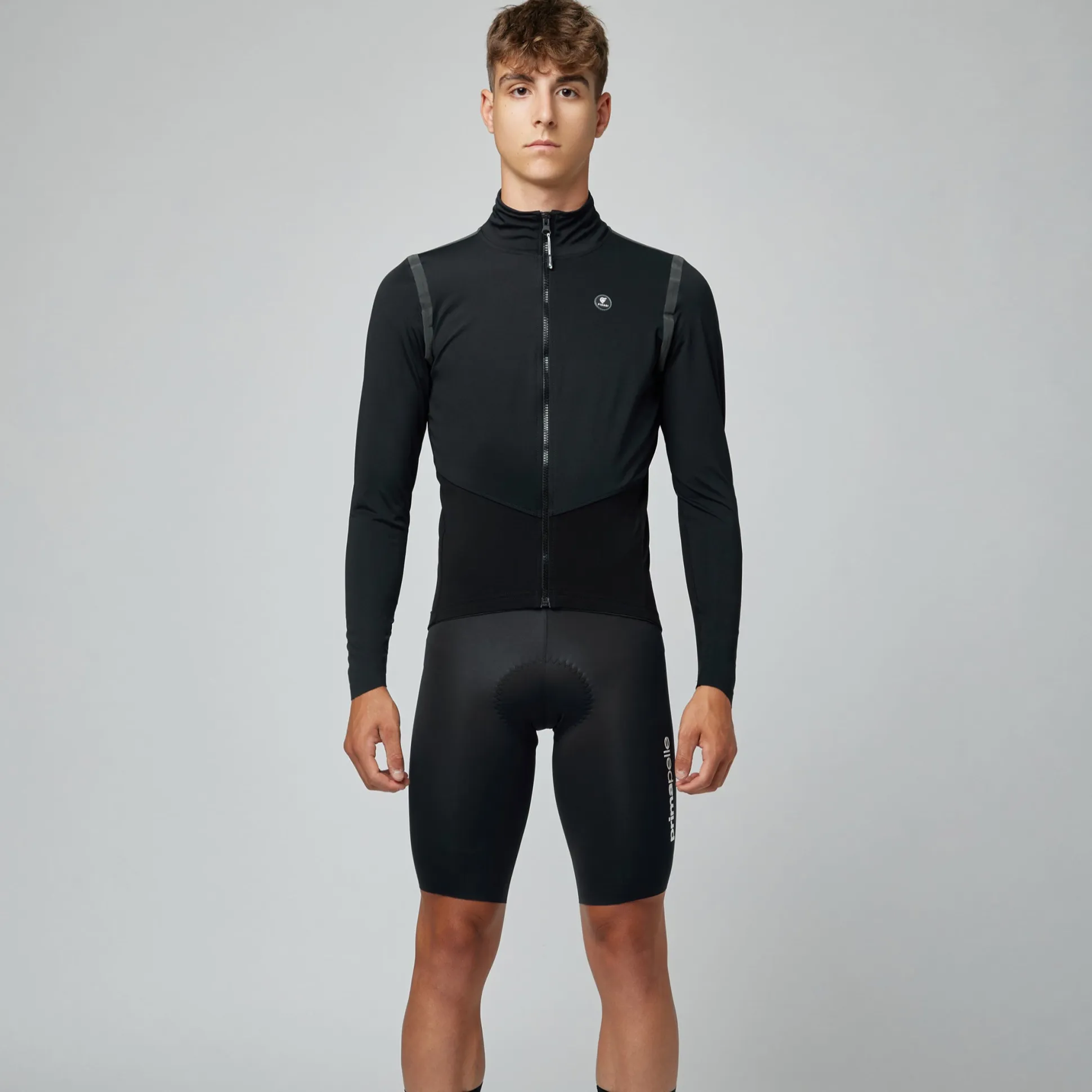 Maglia maniche lunghe Pissei Primapelle Wind - Nero