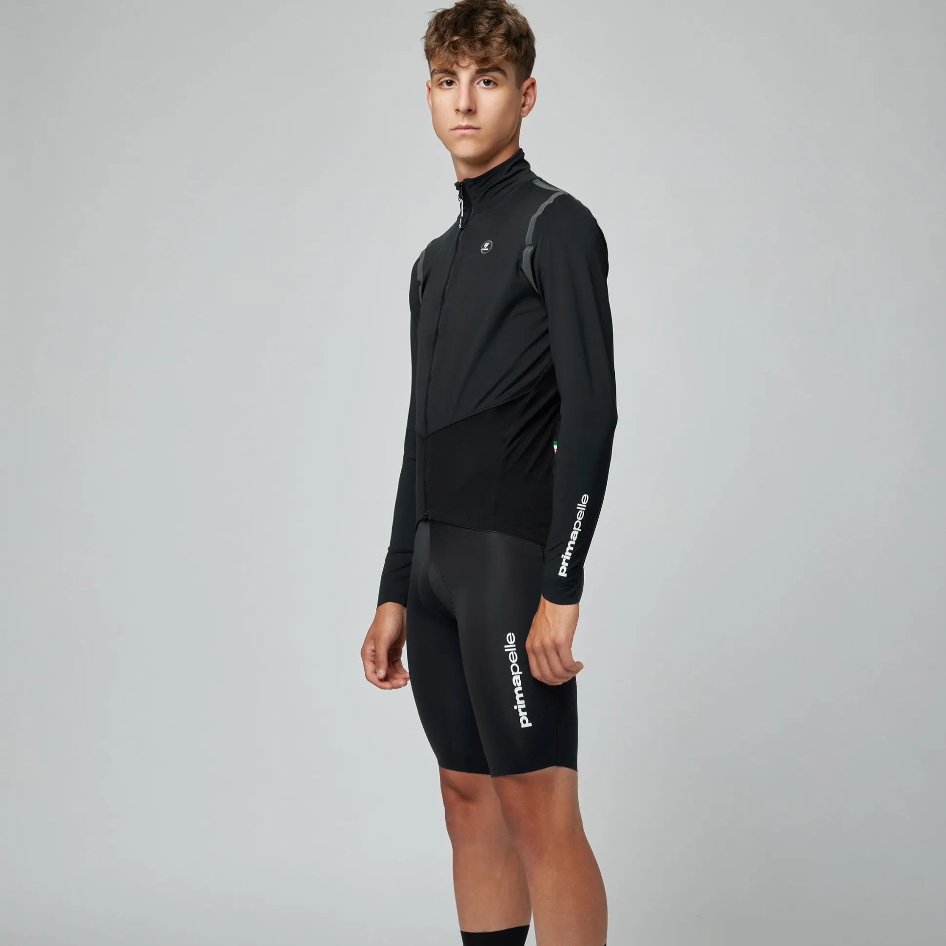 Maglia maniche lunghe Pissei Primapelle Wind - Nero