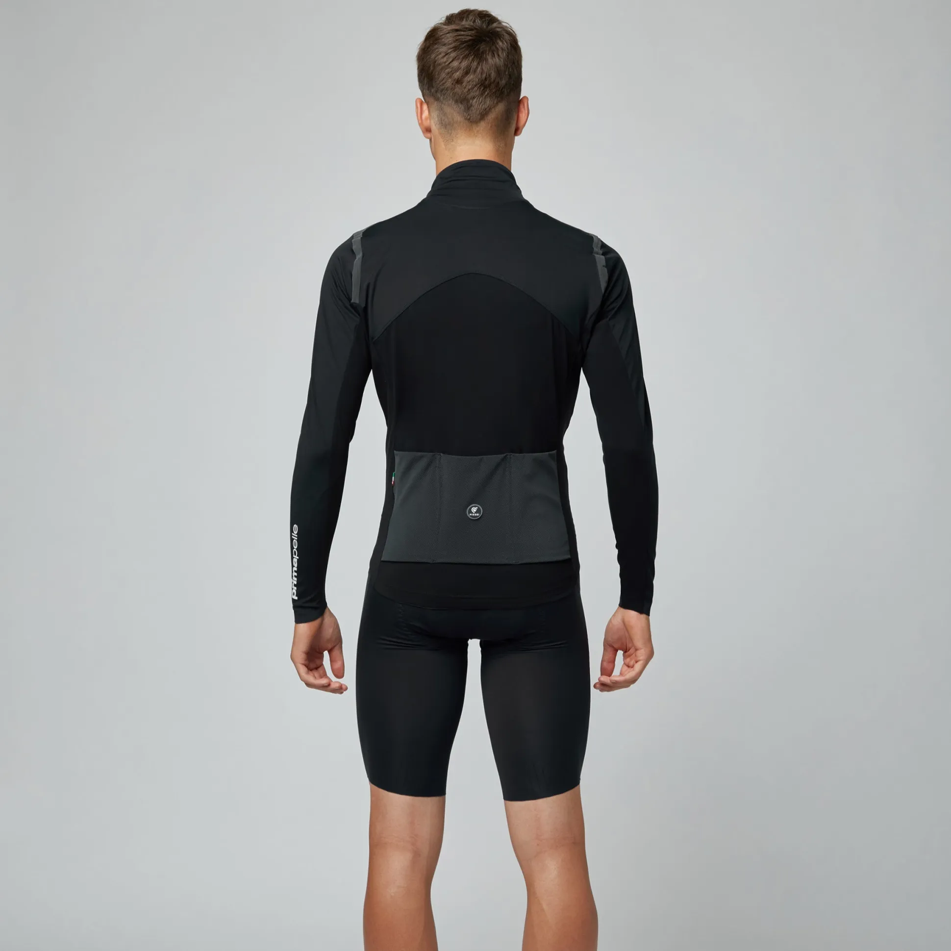 Maglia maniche lunghe Pissei Primapelle Wind - Nero