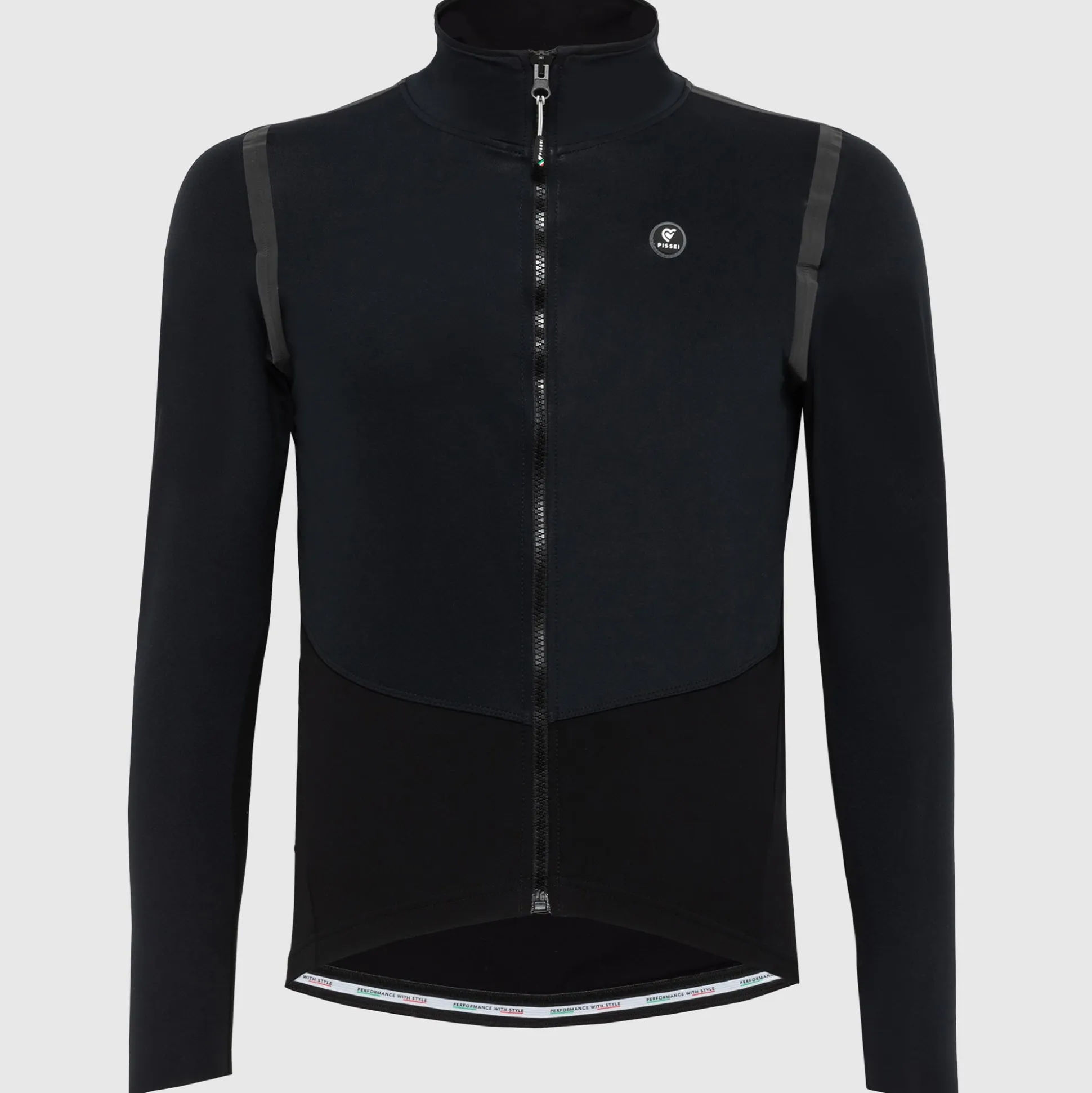 Maglia maniche lunghe Pissei Primapelle Wind - Nero