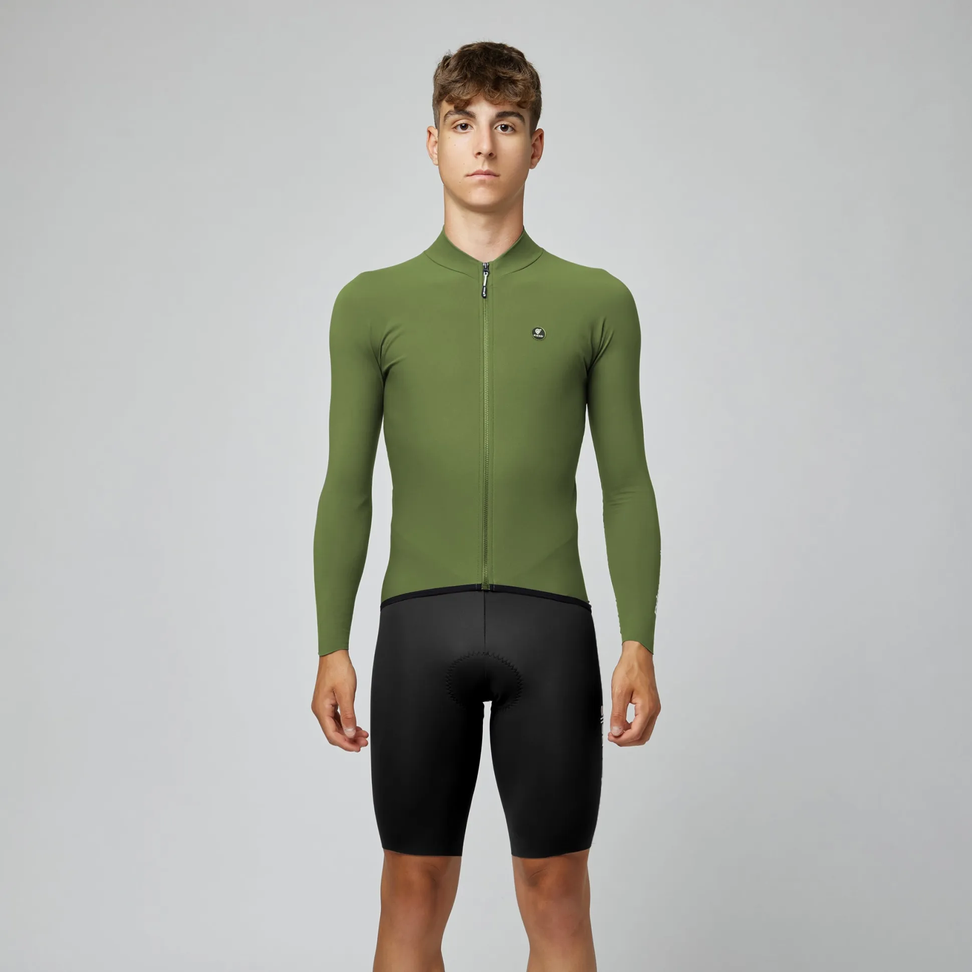 Maglia maniche lunghe Pissei Primapelle - Verde scuro