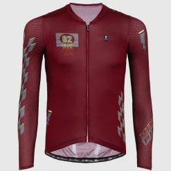 Maglia maniche lunghe Pissei Thunder - Bordeaux