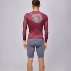 Maglia maniche lunghe Pissei Thunder - Bordeaux