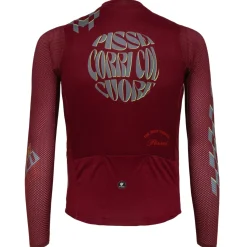 Maglia maniche lunghe Pissei Thunder - Bordeaux