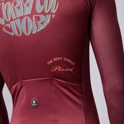 Maglia maniche lunghe Pissei Thunder - Bordeaux