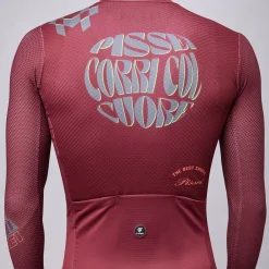 Maglia maniche lunghe Pissei Thunder - Bordeaux