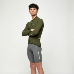 Maglia maniche lunghe Pissei Primapelle - Verde melange