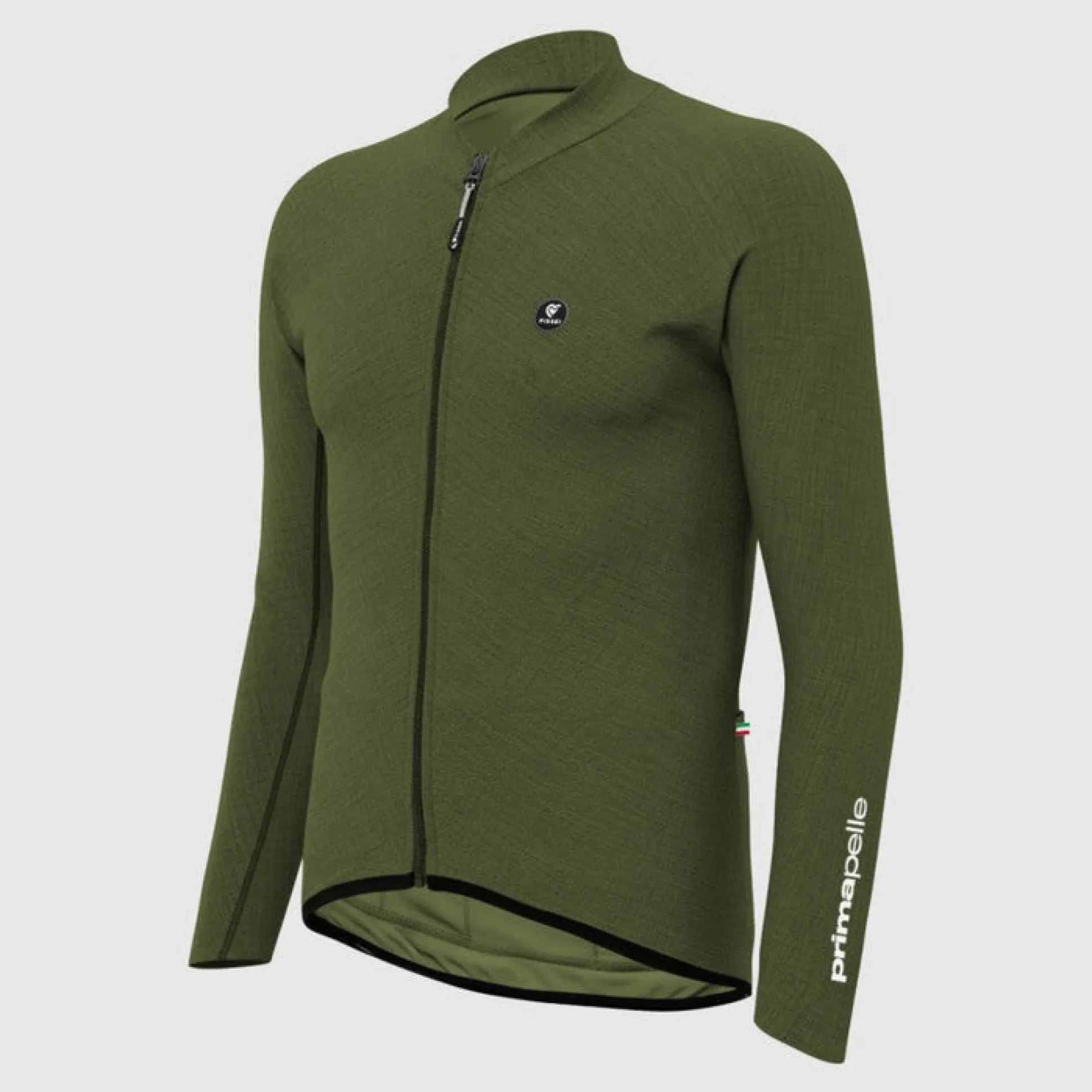 Maglia maniche lunghe Pissei Primapelle - Verde melange