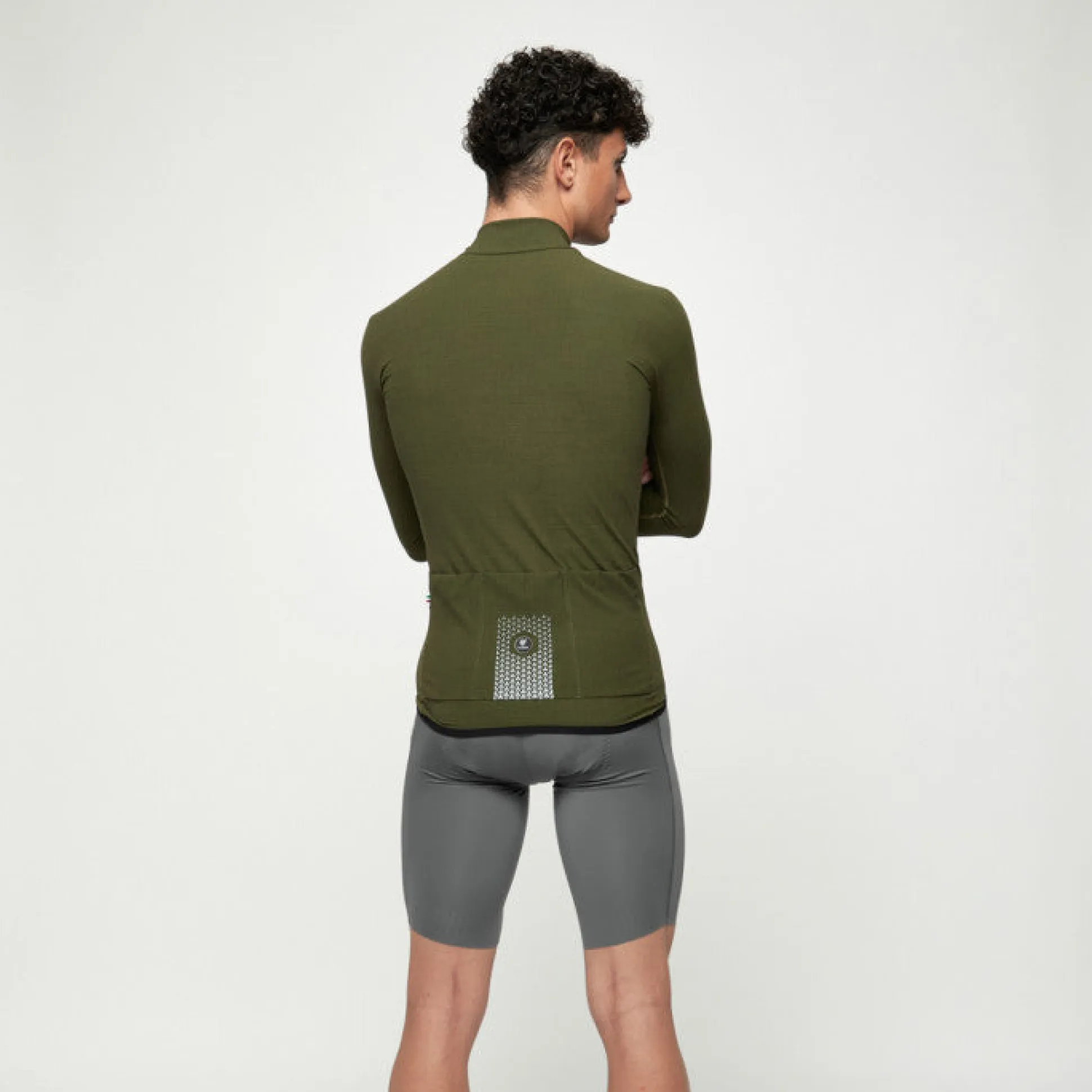 Maglia maniche lunghe Pissei Primapelle - Verde melange