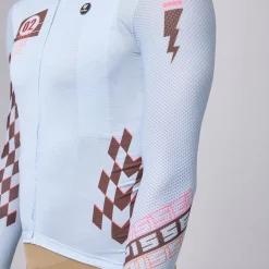 Maglia maniche lunghe Pissei Thunder - Azzurro