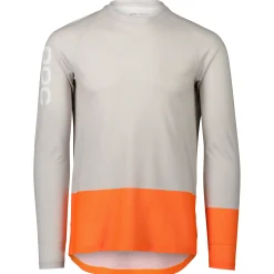 Maglia maniche lunghe Poc MTB Pure - Grigio arancio