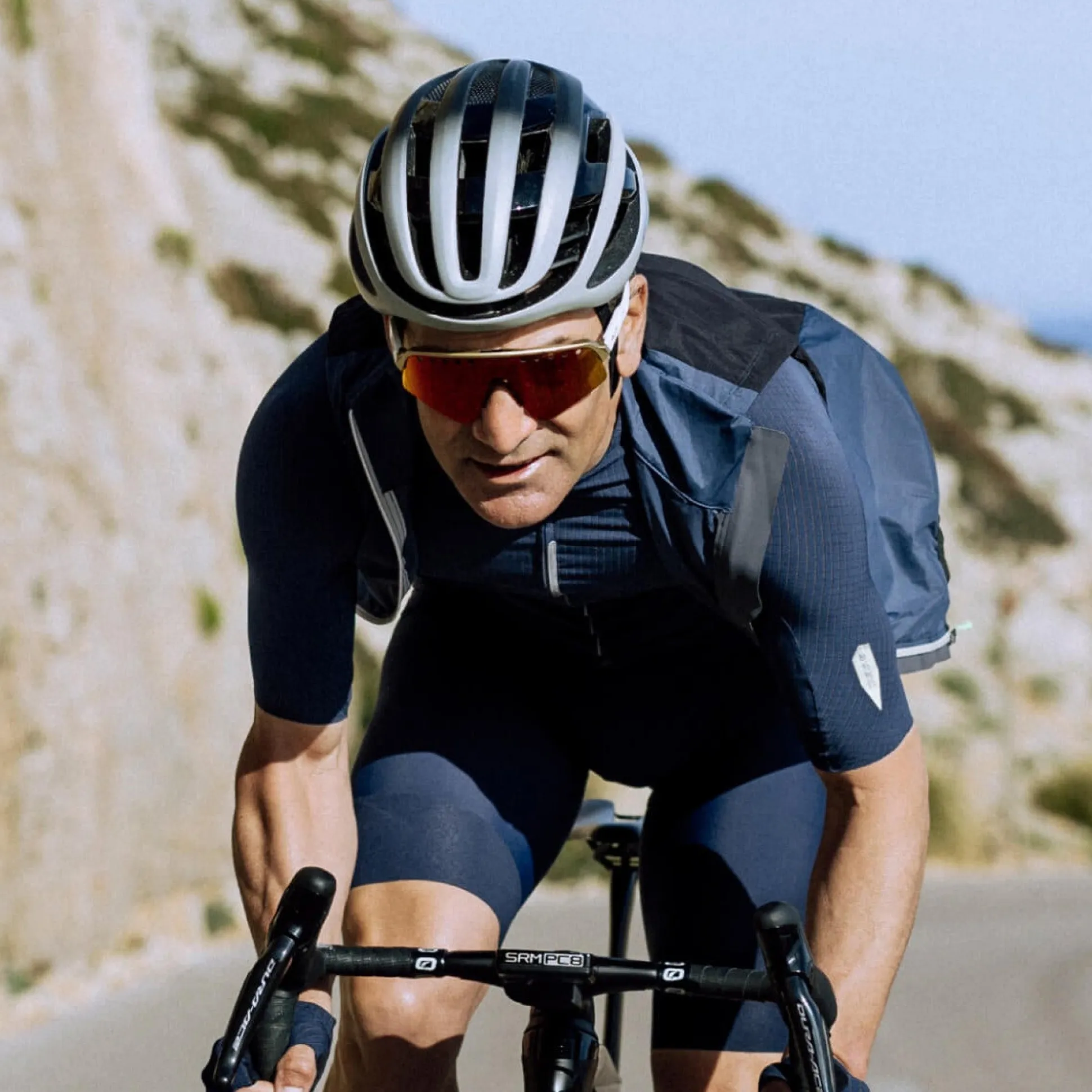 Maglia maniche lunghe Q36.5 Dottore Pro - Blu scuro