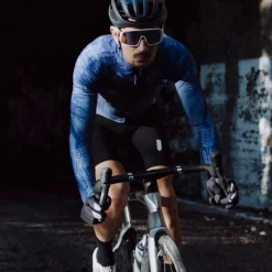 Maglia maniche lunghe Q36.5 Gregarius Hybrid Aeroflow - Blu