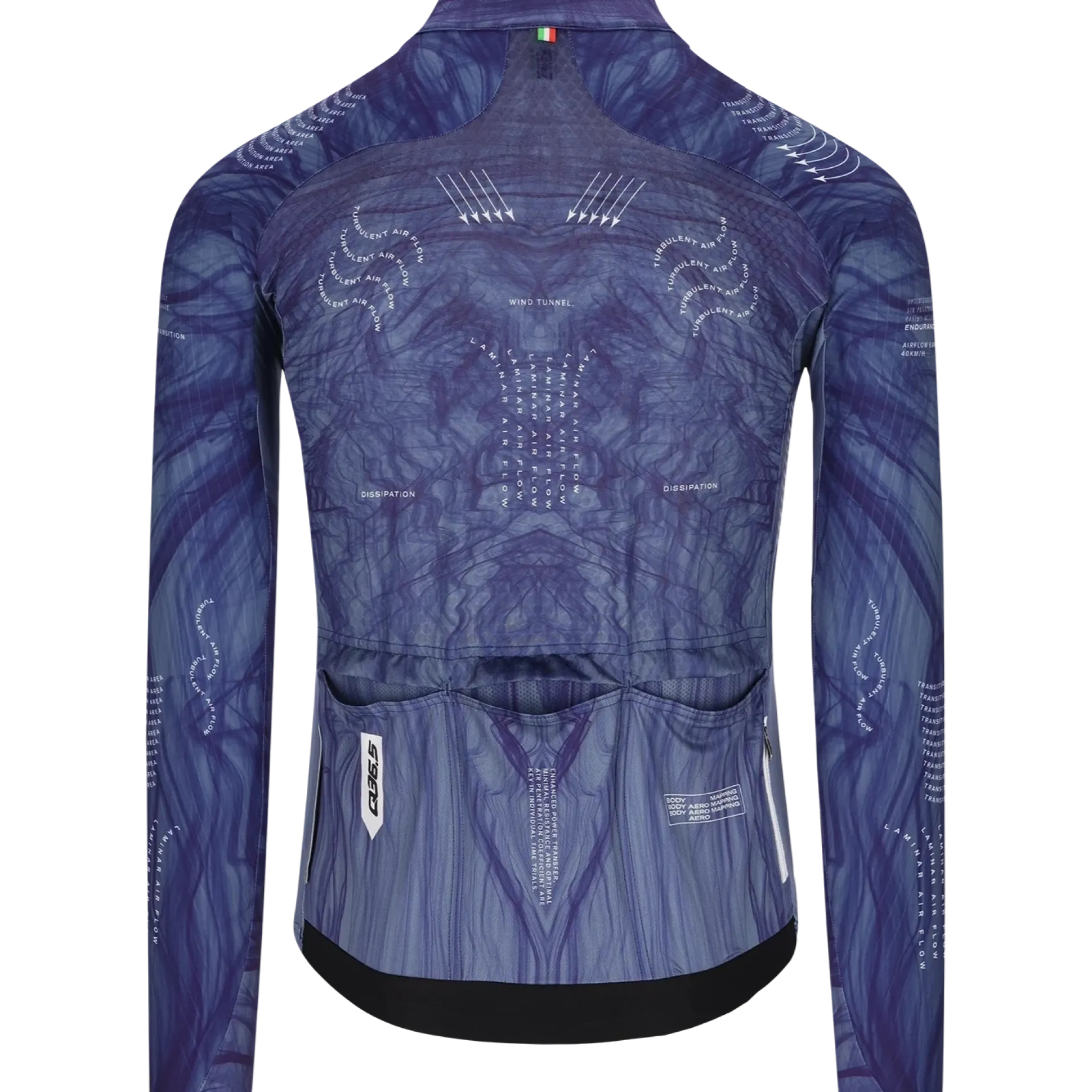 Maglia maniche lunghe Q36.5 Gregarius Hybrid Aeroflow - Blu
