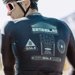 Maglia maniche lunghe Q36.5 Gregarius Hybrid Light Retrofuture - Nero