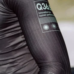 Maglia maniche lunghe Q36.5 Gregarius Hybrid Light Retrofuture - Nero